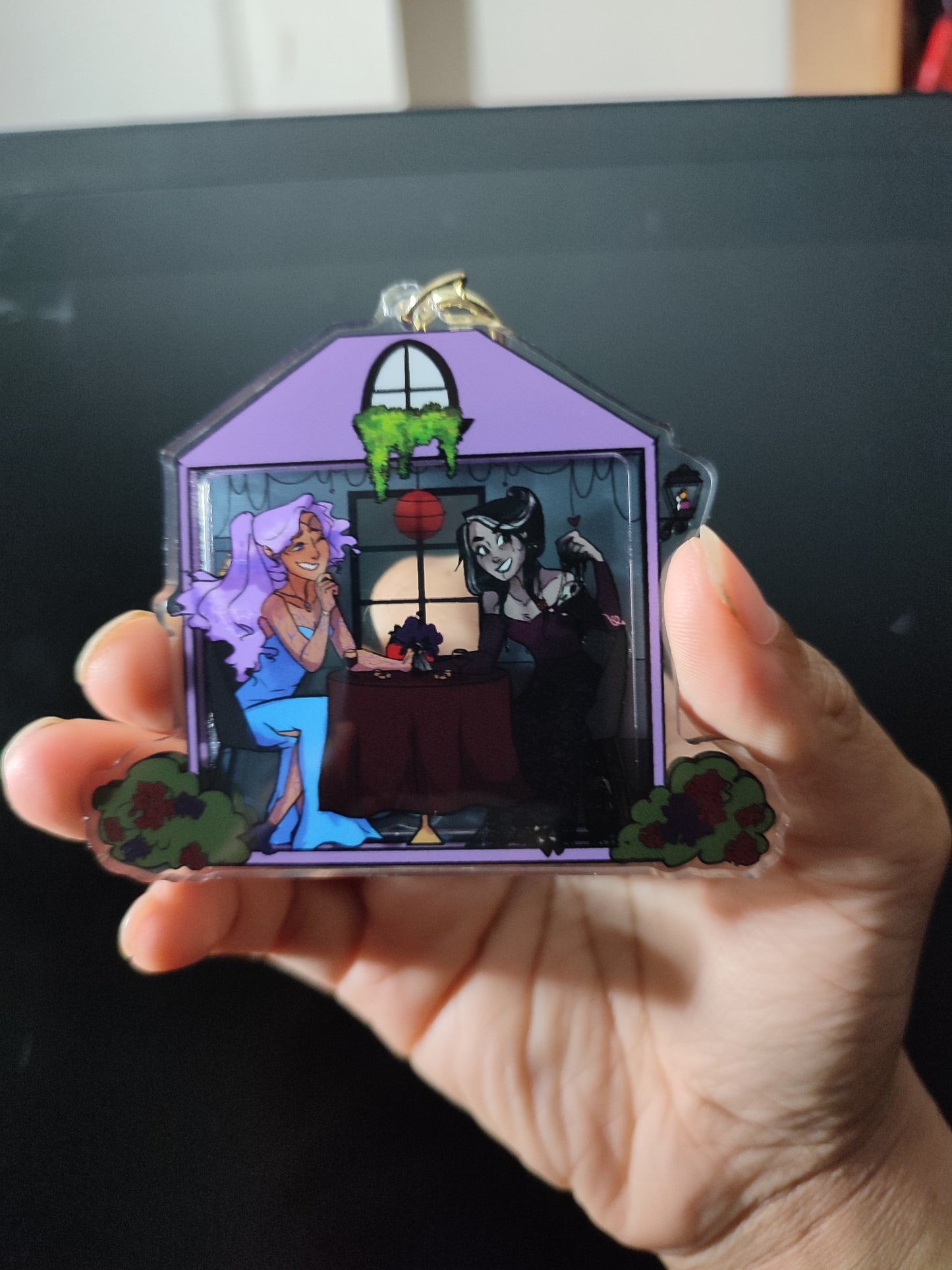 Tethered Duo - Imodna Shaker Charm